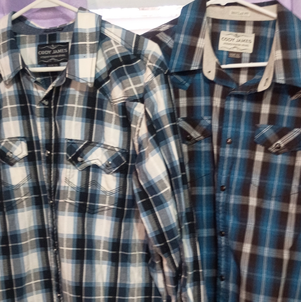 Two Nice Cowboy Shirts,